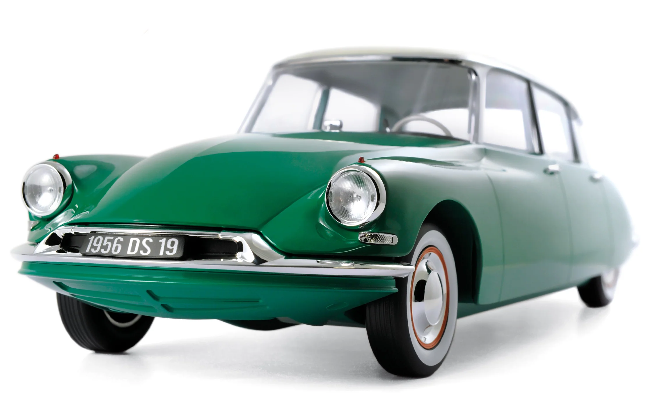 Citroën DS 19 1956 Vert et Beige 1/12 - Image 3